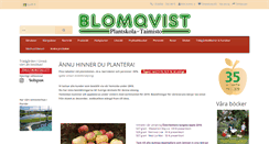 Desktop Screenshot of blomqvistplantskola.com